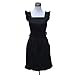Hyzrz Lovely Retro Lady's Aprons for Women Girls Cake Kitchen Fashion Cooking Apron Chic with Pockets for Gift Chic 100% Cotton (Black)