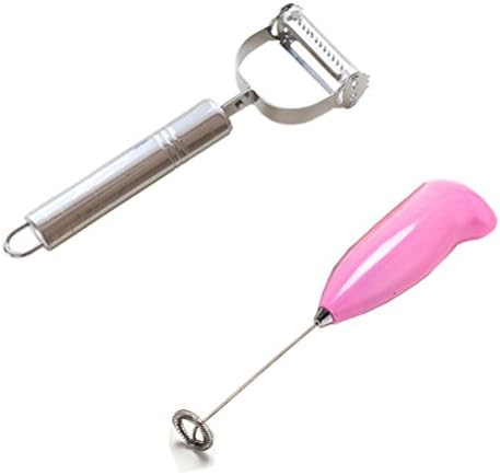 Egg Whisk Carrot Swiss Cucumber Potato Apple Y Peeler Julienne Vegetables Courgette Zucchini Noodle Maker Dicer, Small Flat Electric Egg Mixer Frother Kitchen-5 3‎1‏6