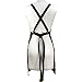 Aiden Brothers Kitchen Artist Apron for Chef, BBQ & Grill, 6 Deep Pockets with 1 Zipper Pocket,100% Cotton Canvas, M-XXL