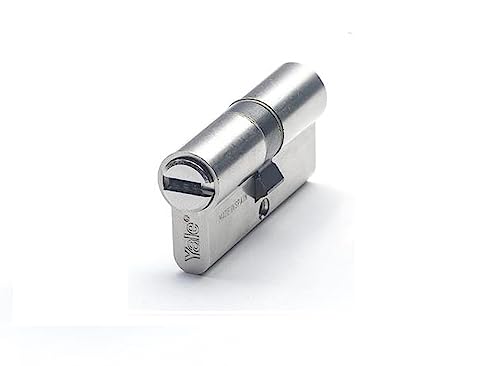Yale, YL63060HN, Safety Cylinder, YL6, Long Cam, Key - Wrench, Nickel Plated, 30 x 60 mm