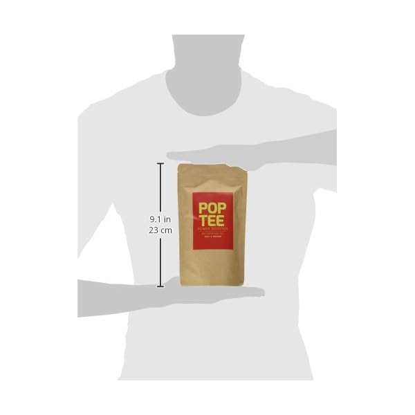 POP TEE Chili und Orange Tüte, Grüner, Superfood, Power Booster, 2er Pack (2 x 60 g) – Bild 4