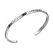 Cuff Bangle Bracelet Engraved