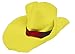 Novelty Giant Foam Cowboy Hat Yellow