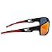 MAXJULI Polarized Sports Sunglasses for Men Women Tr90 Frame for Running Fishing Baseball Driving (Black/Red)