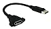 CERRXIAN 8 Inch DisplayPort DP Male to Female Audio Video Adapter Extension Cable with Screw Hole Panel Mount primary