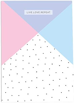 InstaNote - Live Love Repeat Notebook- Quirky Designer Notebook