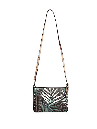 GUESS Factory Women's Bria Color-Block Flap Pocket Crossbody