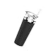 Simple HH 22OZ Stainless Steel Tumbler Vacuum Insulated Coffee Cup Double Wall Travel Flask Mug with Lid and Straw, White and Black (Black)