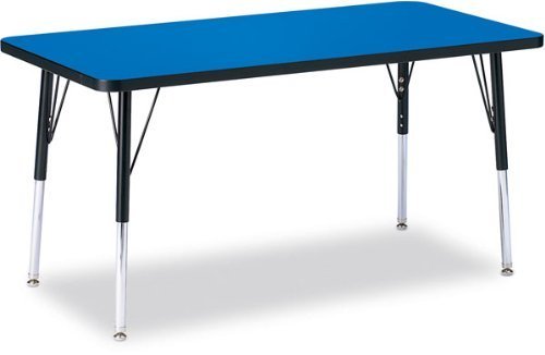 Berries 6478JCE183 Rectangle Activity Table, E-Height, 24" x 36",
Blue/Black/Black