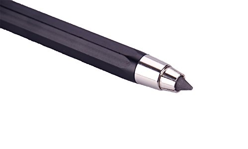 5.6MM Lead Holder Metal Automatic Mechanical Graphite Pencil with Sharpener, 1pcs Clutch Charcoal Pencil for Draft Drawing, Shading, Crafting, Art Sketching