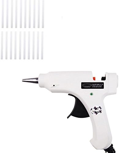 inphu Glue Gun Heating Hot Melt Glue Gun Craft Electric Tool /White