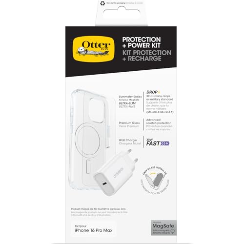 Bundle per iPhone 16 Pro Max OtterBox Cover Protettiva... en promo sur Amazon