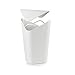 Umbra Corner Waste Can, White