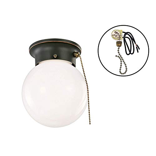 Pull Chain Switch Zing Ear ZE-109 Ceiling Fan Switch Ceiling Fan Light Lamp Replacement 3 Pack Bronze - Thumbnail 4