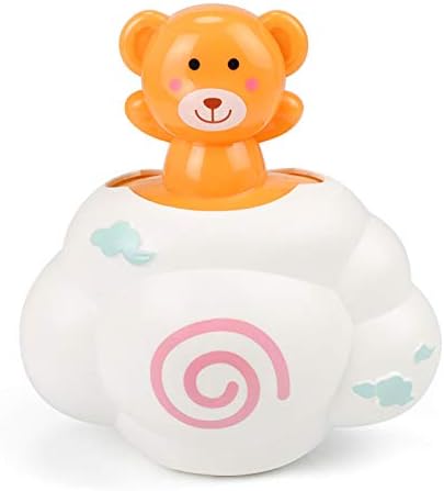 Zoohao Baby Bath Toys, Children's Bath Water Toys, Baby Bath Filled Bathtub Toys, Cloud Raindrop Water Spraying Shower Tool Gift Set for Kids and Toddler