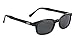 Pacific Coast Original X-KD's Biker Polarized Smoke Lens Black Frames 20% Larger Sunglasses