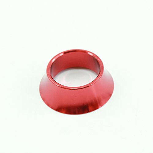 Aluminum alloy CNC Road bicycle headsets taper washer Mountain bike headsets cover stem spacers MTB bike parts (red)