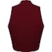 Fashion Wardrobe Womens Crop Top Ladies Polo Turtle Neck Sleeveless Tshirt Cropped (USA 6-8 / UK 6-10 (S/M), Wine)