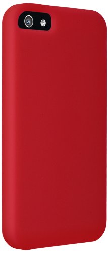 Technocel IP5TSRD Technoskin for Apple iPhone 5 - 1 Pack - Non-Retail Packaging - Red