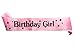 Girls Birthday Tutu Skirts Dress with Mermaid Birthday Girl Tshirt, Headband, Satin Sash (Lavender w/Leggings, 3-4 Years)