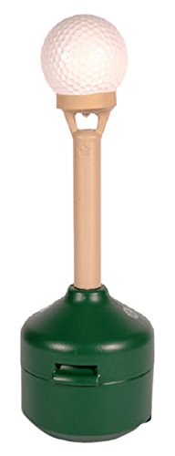 UltraTech 1555 Polyethylene Golf Ball Ultra-Smoke Stop Receptacle, 14" Diameter x 49" Height