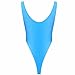FEESHOW Women's One Piece High Cut Swimsuit Bodysuit Leotard Top