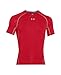Under Armour Men's UA HeatGear Armour Short Sleeve Compression Shirt MD Red