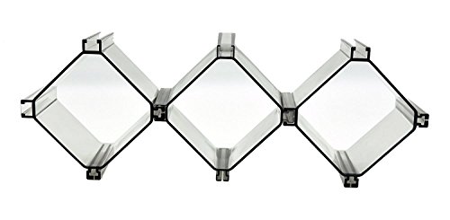 6-Piece Honeycomb Drawer Organizer, Household Partition Bee Style Underwear Socks Bras Ties Belts Scarves, Toy Doll Crafts Display Stand Can be Spliced Freely, Save Your Space! (Transparent gray) - Thumbnail 5