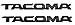 Matte Black Tacoma Fender/Tailgate Emblem For Toyota Tacoma, 2 PCS