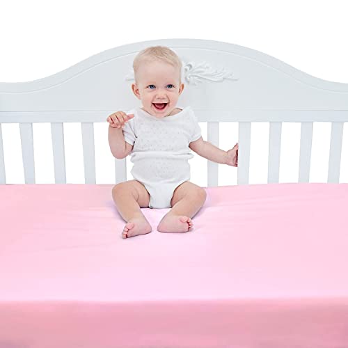 EXQ Home Fitted Baby Crib Sheets for Boys Girl, Standard Crib Mattress