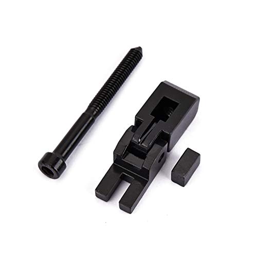Difcuy 6Pcs Double Locking System Strings Saddles Replacement for Floyd Rose Guitar Tremolo Bridge Instrument Accessories Black