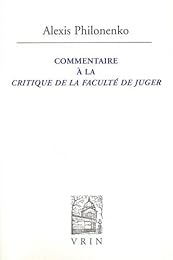 Commentaire de la "Critique de la faculté de juger"