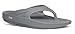 Oofos OOriginal Men/Women Thong Sandal STEEL (INCLUDES FREE FOOT ROLLER MASSAGER)