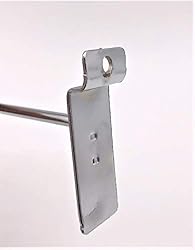 NAHANCO XT12, 12" Thin Line Slatwall Hooks, Chrome