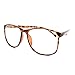 MJ Boutique's Tortoise Large Nerdy Thin Plastic Frame Clear Lens Eye Glasses Frame
