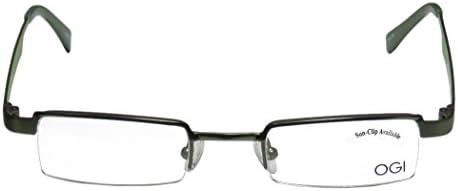 Ogi 2204a Mens/Womens Rxable Newest Season Designer Half-rim Eyeglasses/Eyeglass Frame (44-21-140, Green)