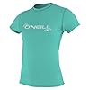 ONeill-Wetsuits-UV-Sun-Protection-Womens-Basic-Skins-Short-Sleeve-Tee-Sun-Shirt-Rash-Guard