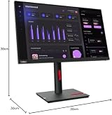 Lenovo ThinkVision T24i-30 23.8 Full HD IPS Monitor 1920x1080 16:9 6ms USB Hub view 7
