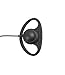 Lot 2 x Coodio D-Ring Earpiece Police Security Headset inline PTT Mic Microphone For 1 Pin Motorola Talkabout 2 Way Radio Walkie Talkie