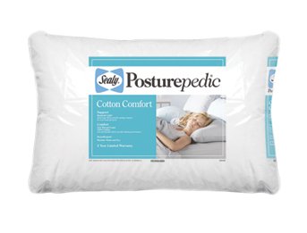 Buy Sealy Posturpedic Cotton Comfort Bed Pillow King 20x36 Inch