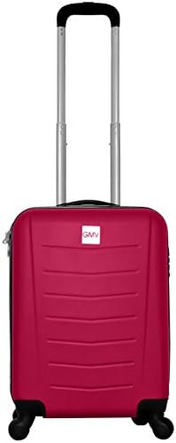 Hard Shell ABS 4 wheel Spinner Lightweight Hand Luggage Cabin Travel Trolley (PINK)