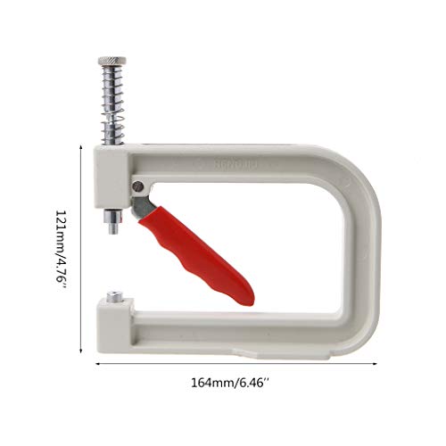 Peuriy 1 Set Manual Beading Machine Clothes Cap Pearl Bead Rivet Craft For DIY Repair Lace Knit Hat Hair Tools - Thumbnail 6