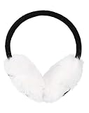 Simplicity Thermal Insulated Soft Faux Fur Knit Winter Ear Warmers ,Black