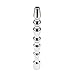 Eastern Delights 4.5 Inch 5 Bead Urethral Sounding Dilators Penis Stretcher Penis Plug