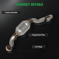 SCITOO 40461 Left Catalytic Converter Fit For
