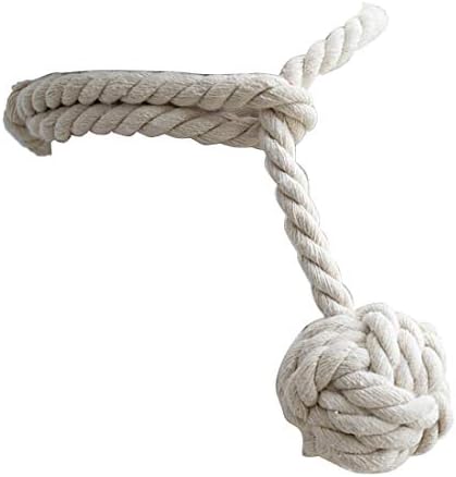 LissomPlume Hand Knitting Curtain Rope Clips Holder Holdbacks Tieback with Single Ball