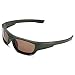 Naga Sports Youth Teenager UV400 Polarized Sunglasses for Baseball, Softball, Running, Fishing, Biking - Kids Ages 6-14 (POLARIZED Copper Lens Cargo Green Frame)