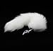 Wild Fox Tail Anal Plug Butt, Hmxpls Small Fetish Fantasy Soft Steel Metal Sexy Fox Tail Stimulator for Women Adult Suppositories Cosplay Sex Toy