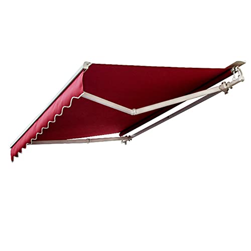 DNNAL Motorisierter Sonnenschirm, Einziehbares Fenster Markise Tür Canopypatio Deck Markise Fenster Markise Türdachen – Bild 3