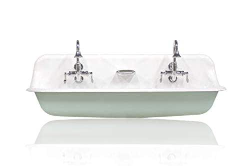 Amazon.com: NEW Kohler Brockway Large 48" Farm Sink Green Blue Cast Iron Porcelain Trough Sink ...
